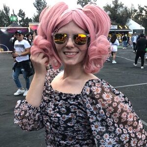 Bershka Daisy Flower Crop Top Long Sleeves Size Small